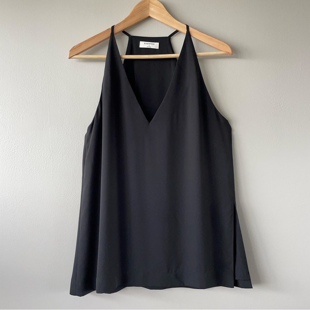 Aritizia Babaton shirt Morris camisole small black womens tank top blouse